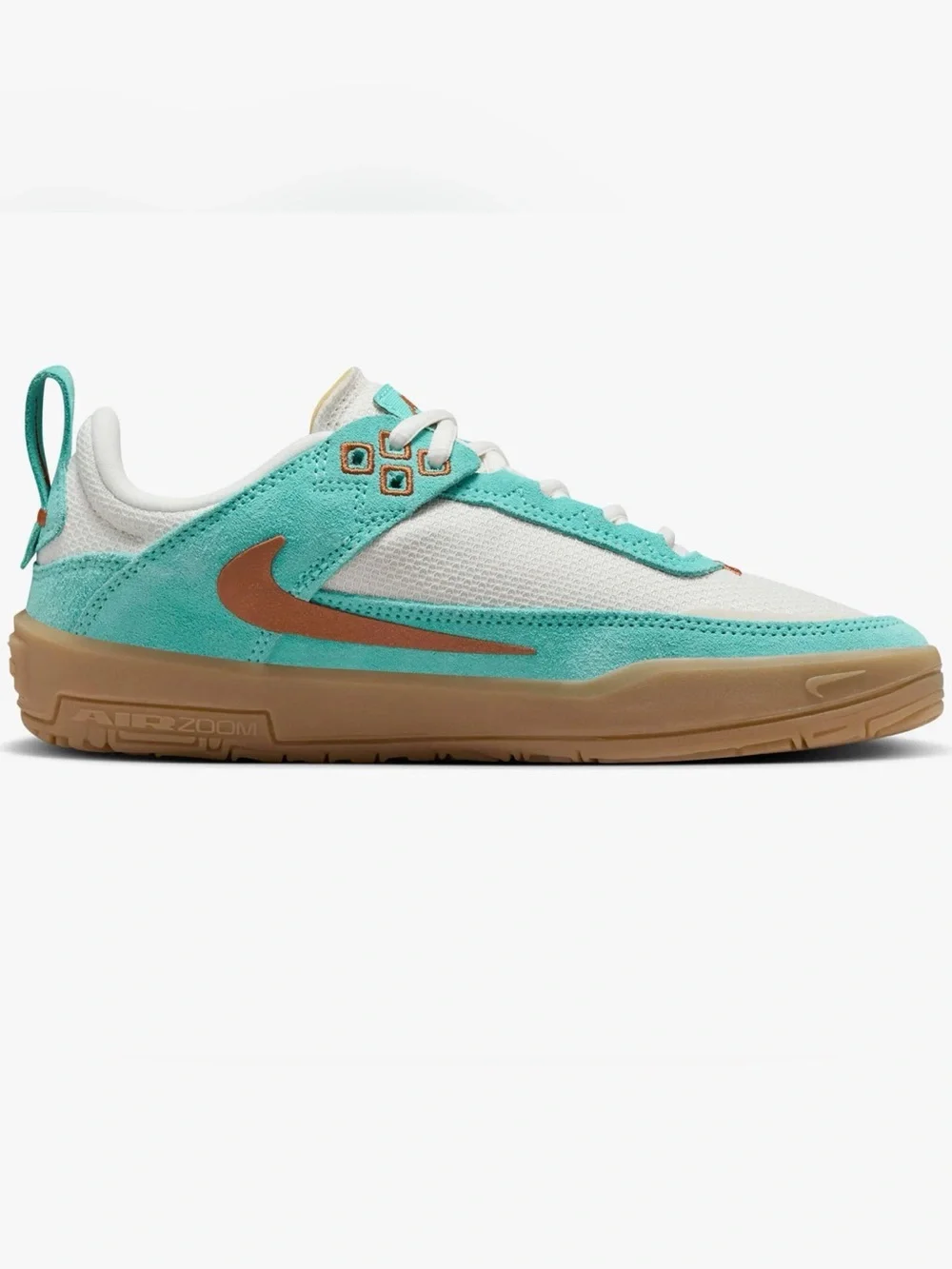 Nike SB Air Zoom Heritage 86 Aqua Gum Skate Shoes Youth 5.5Y / Women’s 7